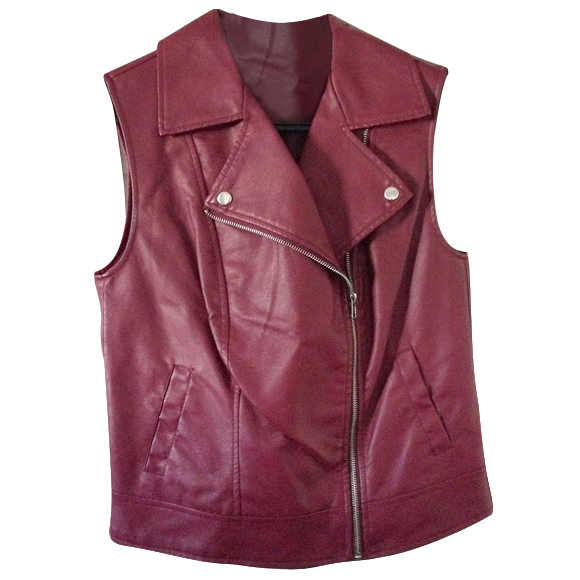 Motorbike Leather Vest