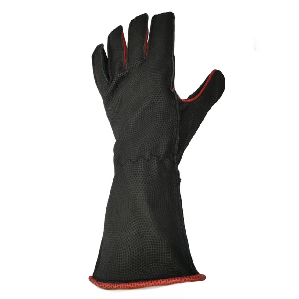 Bull Riding Glove Textured Black & Green