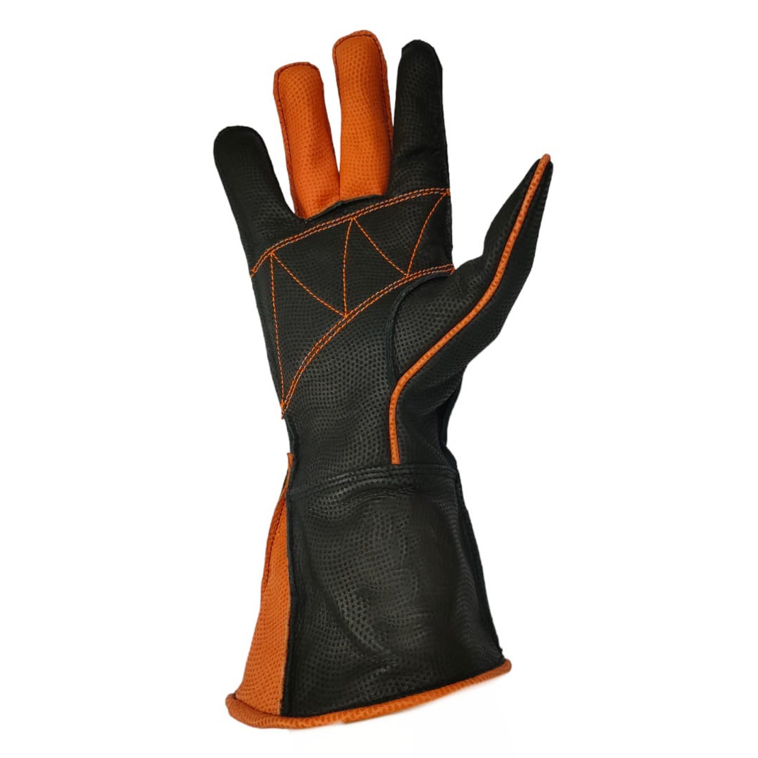 Bull Riding Glove Textured Black & Green