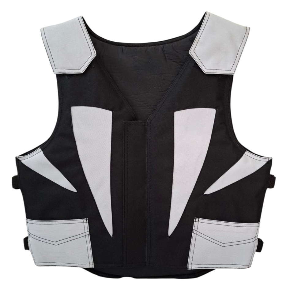 EPT Bull Riding Vest v2.0- White & Black