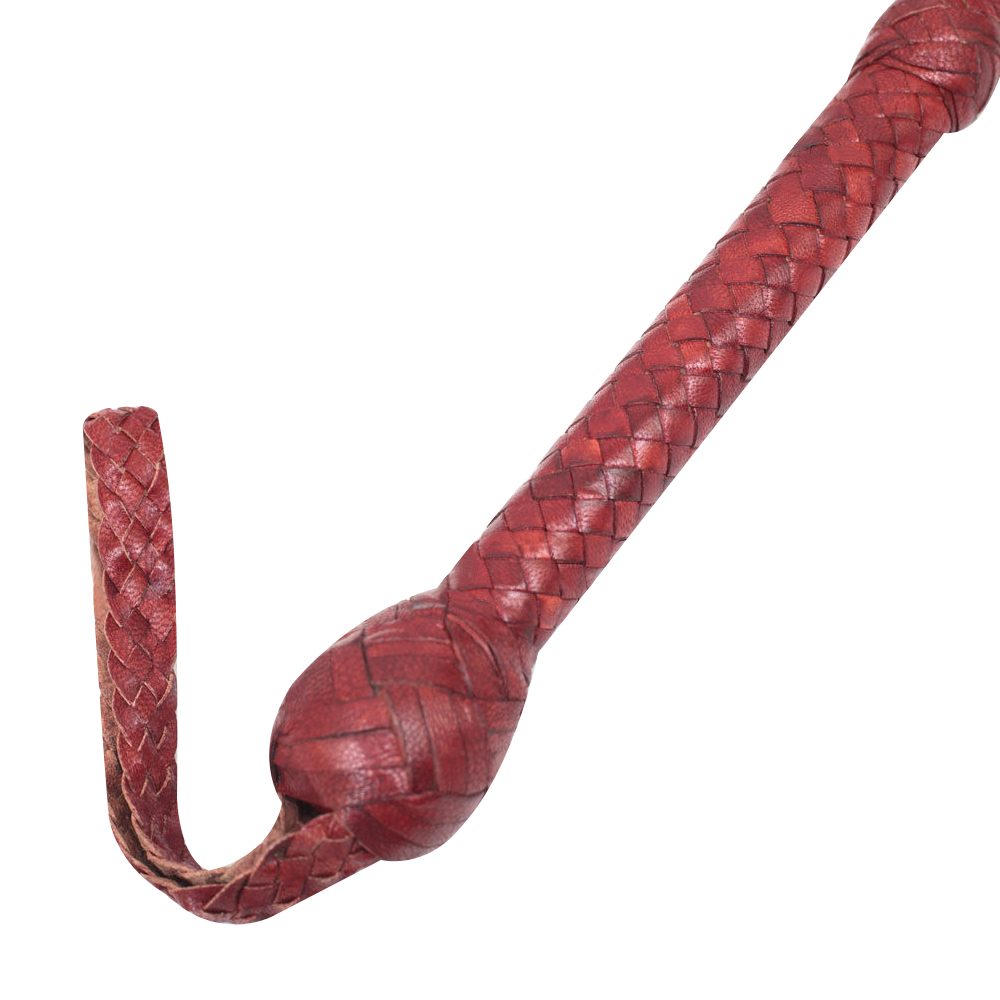 Bull Whip 04 Feet Long 12 Plaits Cow Hide Leather