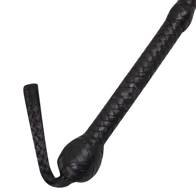 Bull Whip 04 Feet 16 Plaits Cow Hide Leather