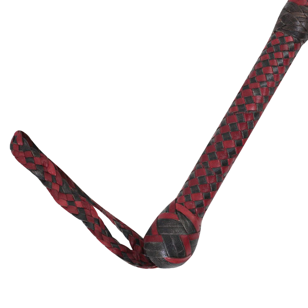 Bull Whip 04 Feet 12 Plaits Cow Hide Leather